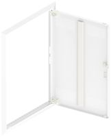 Tür geschlitzt mit Blendrahmen SE Pragma weiss für 2Felder/6Reihen