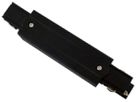 Verbinder DOTLUX dreiphasig, gerade mit Mitteleinspeisung schwarz