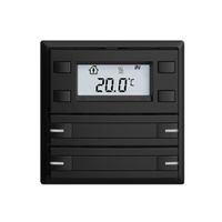 UP-RTH-Taster KNX 4-fach EDIZIOdue F schwarz, mit Papier+LED RGB