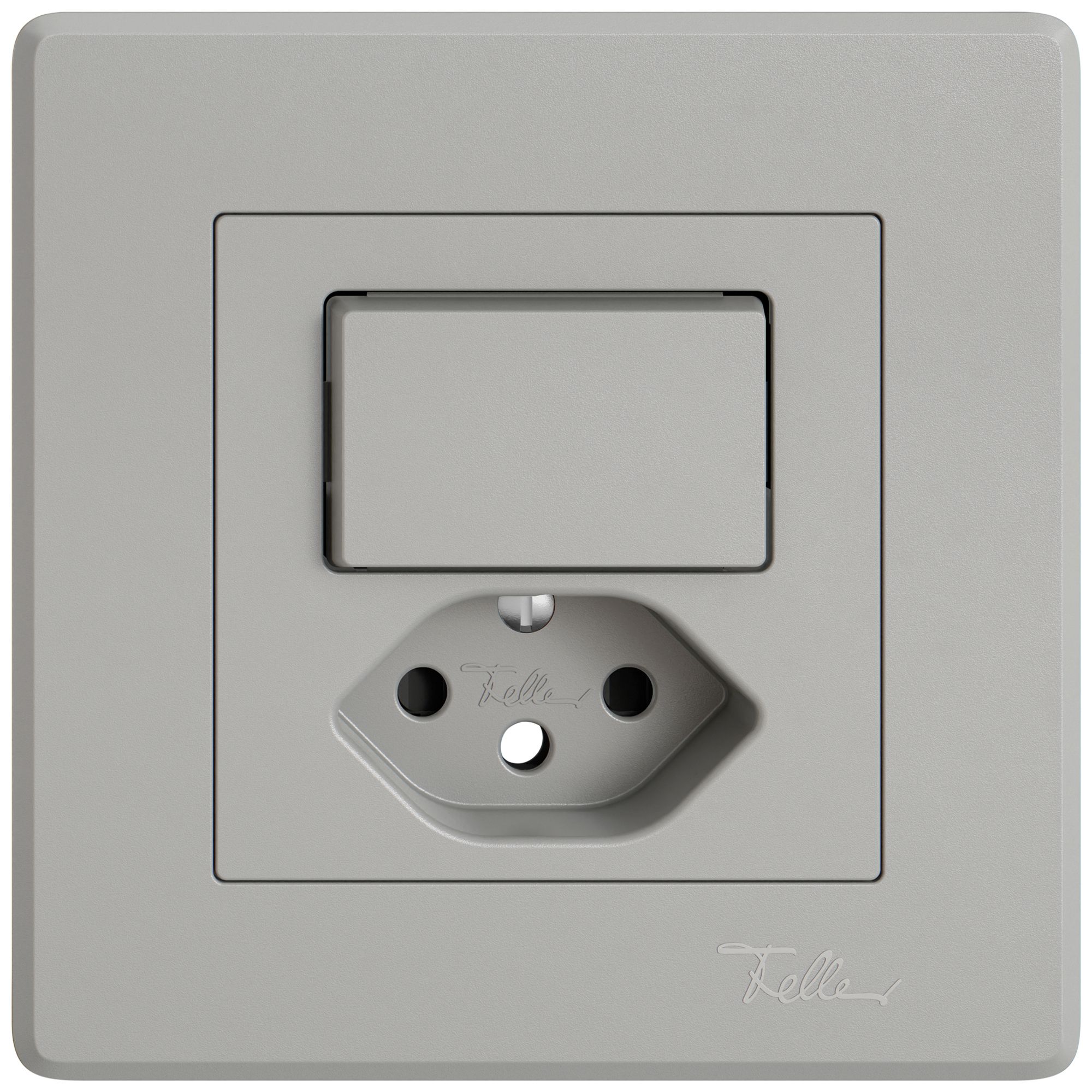 Kit de montage ENC EDIZIO.liv SNAPFIX® p.combi.T13 a.1 bouton n.lum.shutter grc