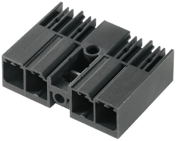 Connettore maschio WM SV chiuso brida centrale, THT 7.62mm 3L 90° 3.5mm