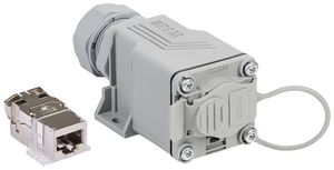 Boîte de raccordement R&Mfreenet RJ45 CAT6A 90×35×45mm gris