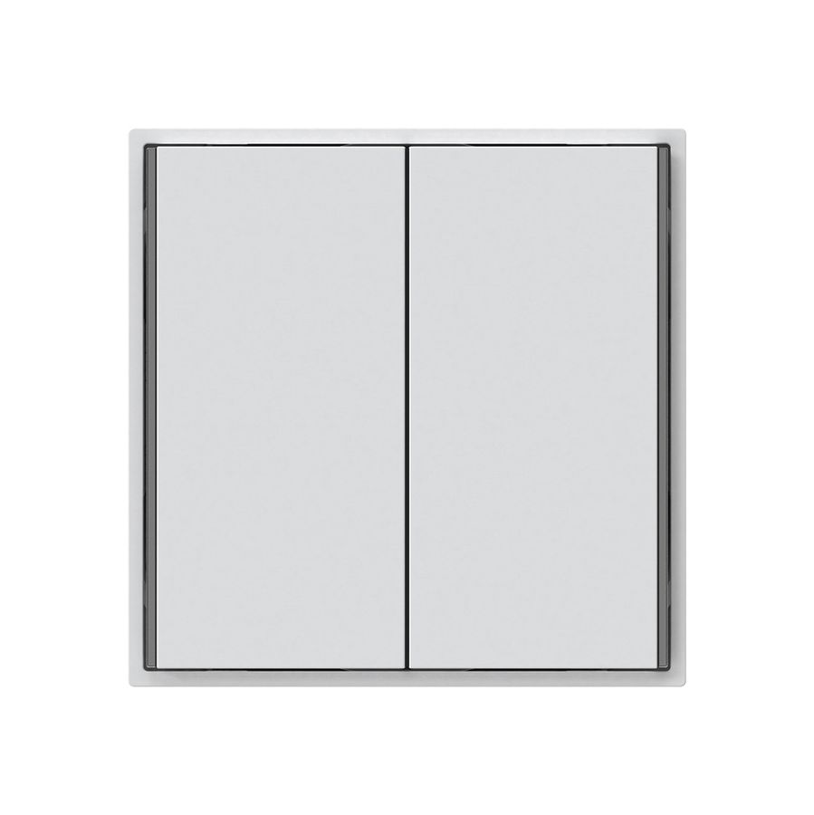 Poussoir KNX KAL 2×touches 4×points actionnables LED blanc