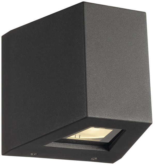 LED-Wandleuchte SLV OUT Beam up/Flood down, 18W 1400lm 3000K IP44 anthrazit
