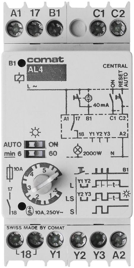 REG-Minuterie ComatReleco AL4, 220…240VAC
