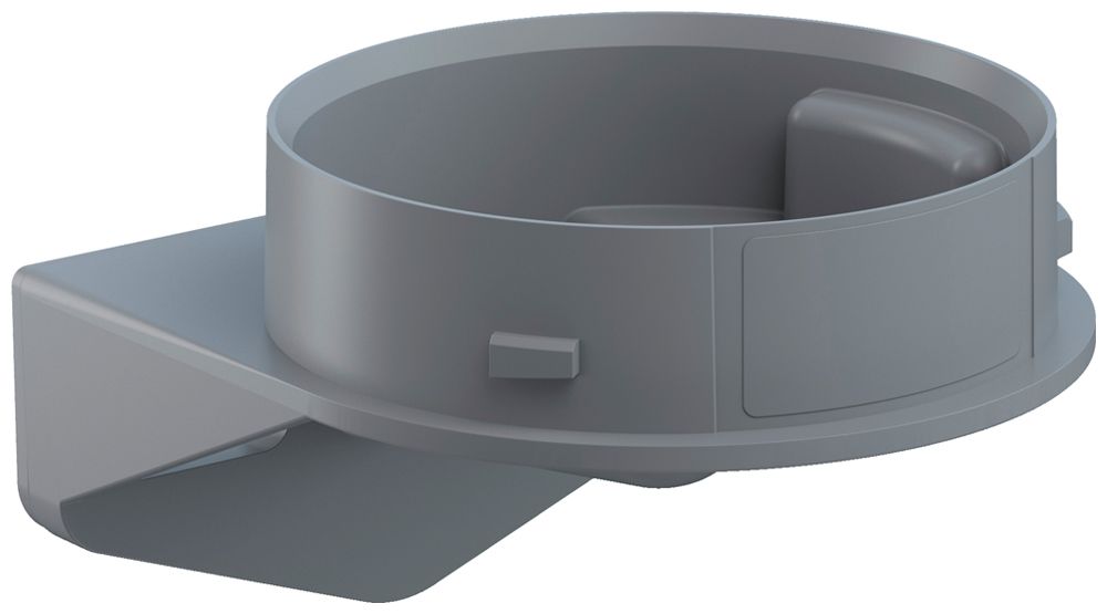 Winkel WERMA Mini, für Signalsäule, grau