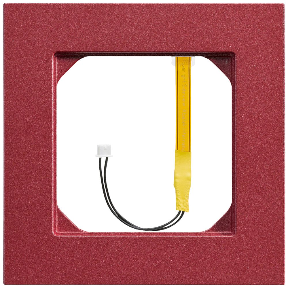 Cadre de recouvrement kallysto.pro 1×1 orient pour éclairage en coin vert