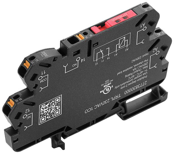 Relais WM TRPL 1CO 6A AgNi 207…253VAC LED Steckanschluss