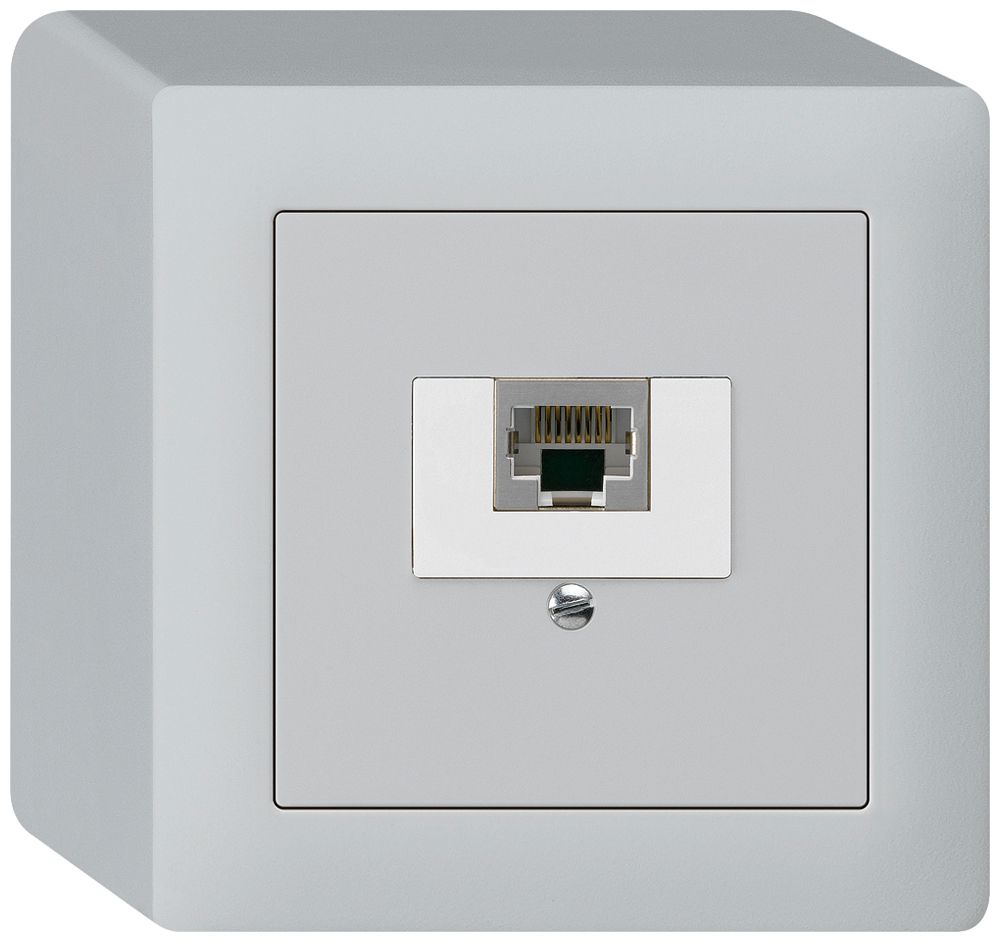 AP-Dose kallysto 1×RJ45s hellgrau
