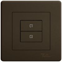 UP-Montageset EDIZIO.liv Wiser SNAPFIX® f.Szenentaster 2 Szenen vert.2 Tast.br