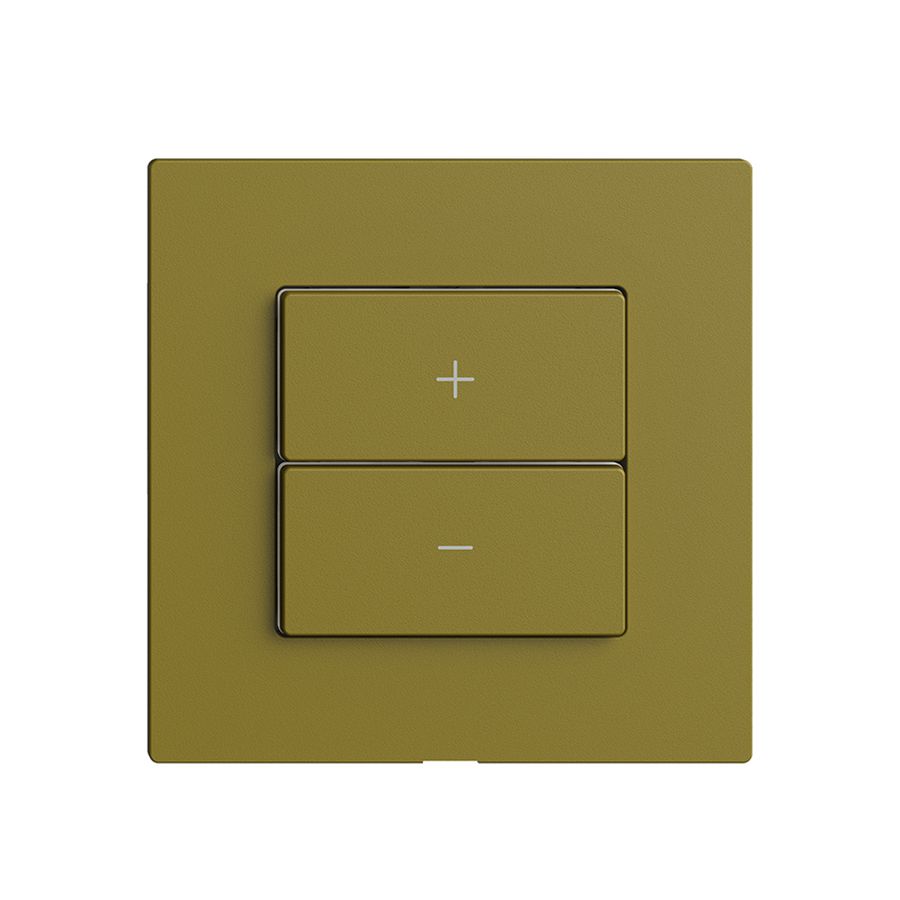 Abdeckset zu Dimmer 1K/2T Edue Wiser olive