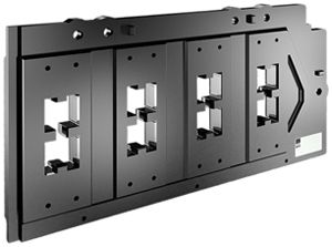 Supporto per binario Rittal SV 9686.000 4P 80mm per E-Cu 10×30mm2pz