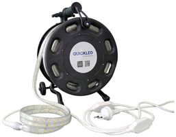 LED-Lichtband QUICKLED 240N IP65 240V 15W-1500lm/m 4000K 25m Abroller zweiseitig