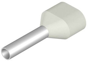 Capocorda doppio Weidmüller H isolato 2×0.75mm² 8mm bianco sciolto