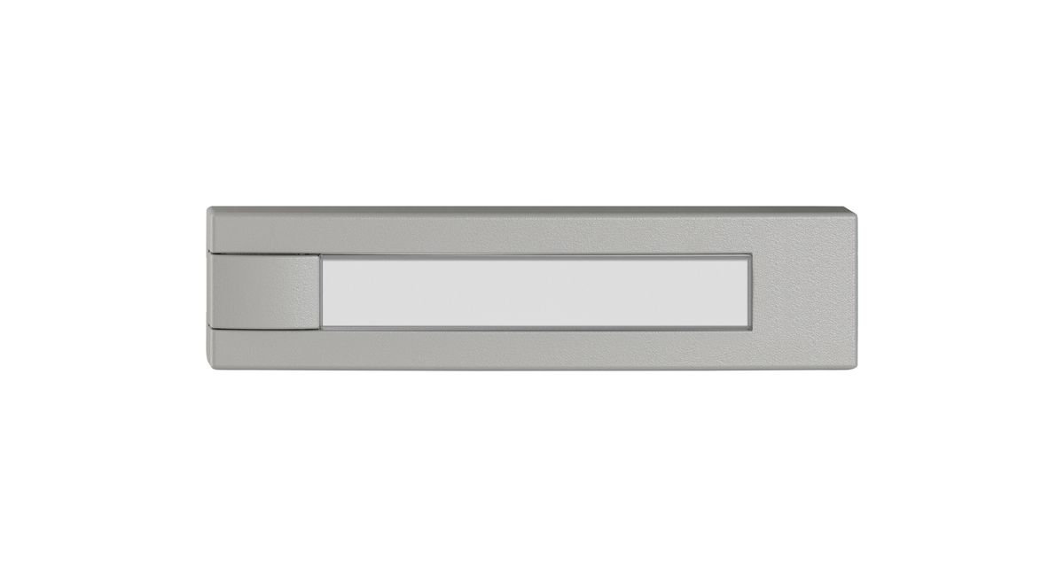 Poussoir 1/4 EDIZIO.liv SNAPFIX® p.KNX&UNI s.LED a.étiquette comm.1touch.grc