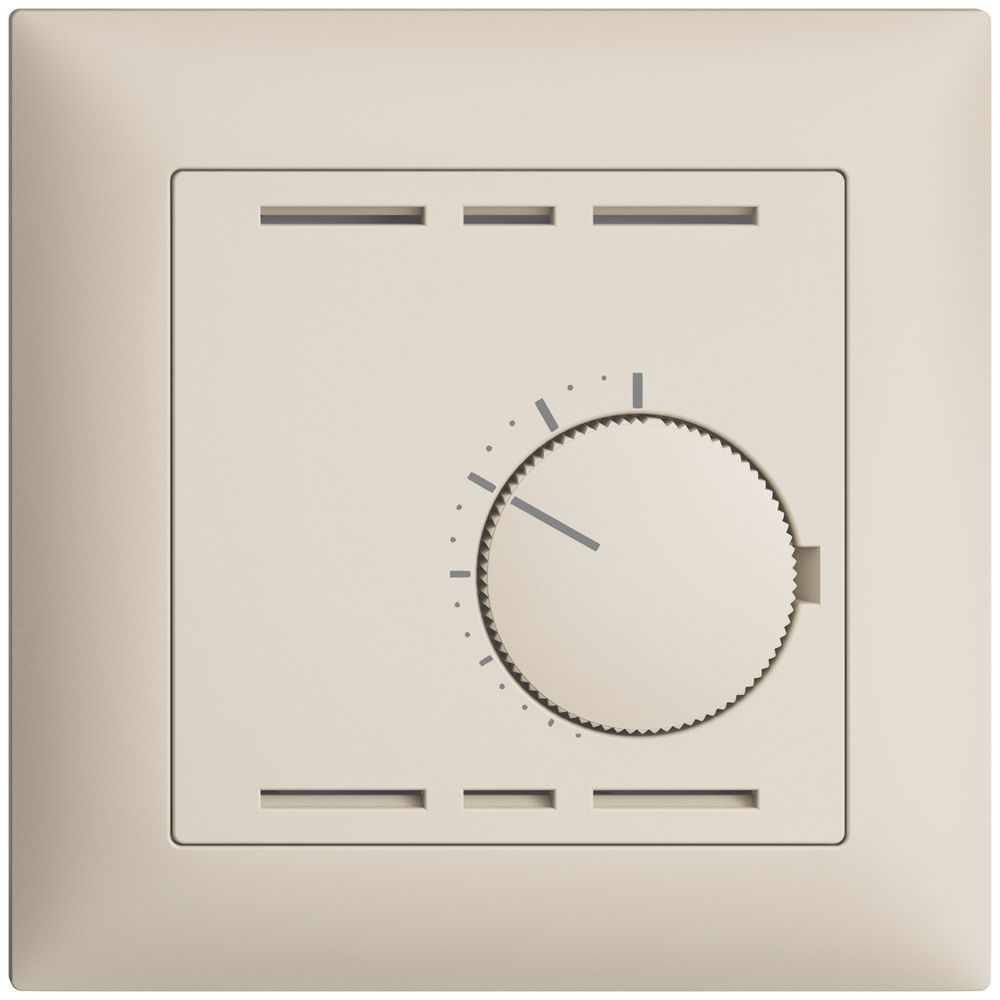 UP-Raumthermostat EDIZIOdue crema, ohne Schalter