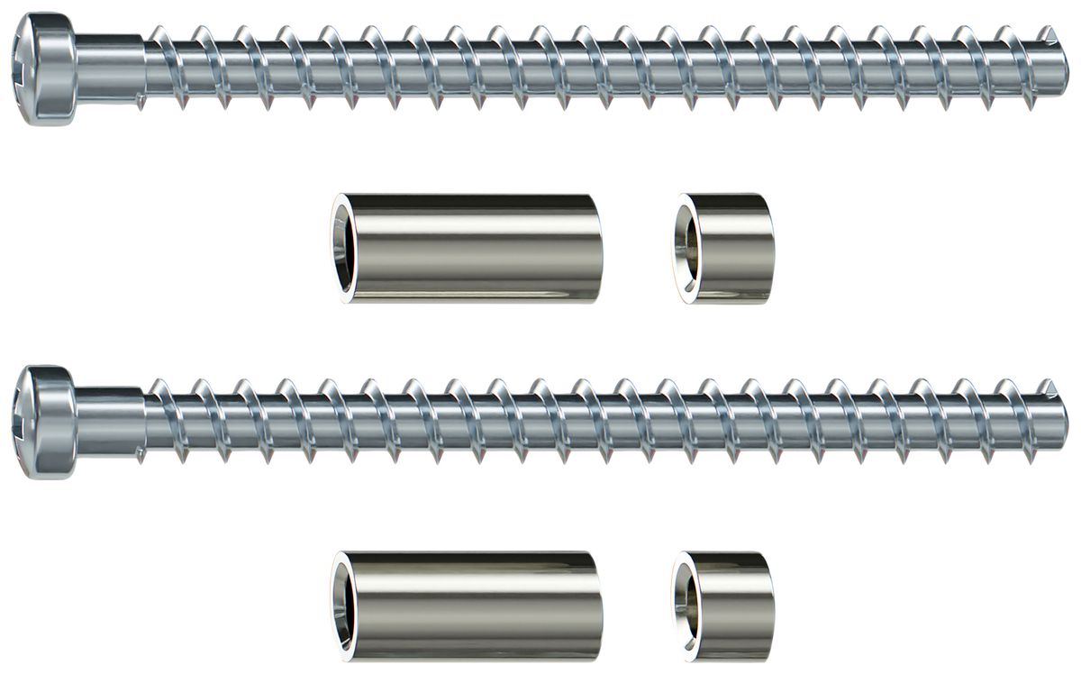 Distanzhalter Feller für 10mm längere Schliesszylinder Schraubenlänge 35mm