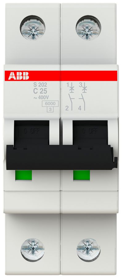 Leitungsschutzschalter ABB S202-C25 25A C 6kA