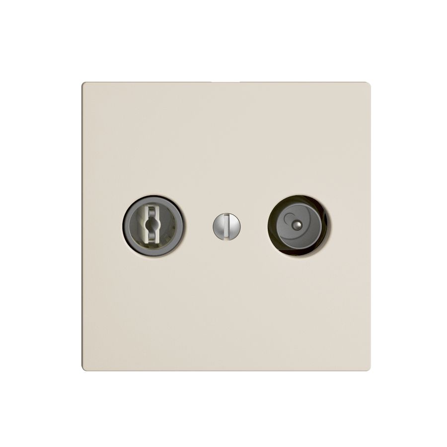 UP-TV-R-Dose EDIZIOdue 11dB crema Breitbanddose 5…2000MHz, F