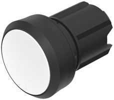 EB-Drucktaster EAO45, I, weiss Ring schwarz bündig