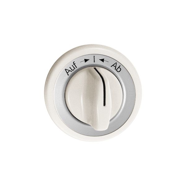 Frontset Auf-I-Ab weiss für Schwenktaster FH