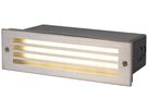 EB-LED-Wandleuchte SLV BRICK MESH 5W 150lm 830 IP65 260×110mm Edelstahl