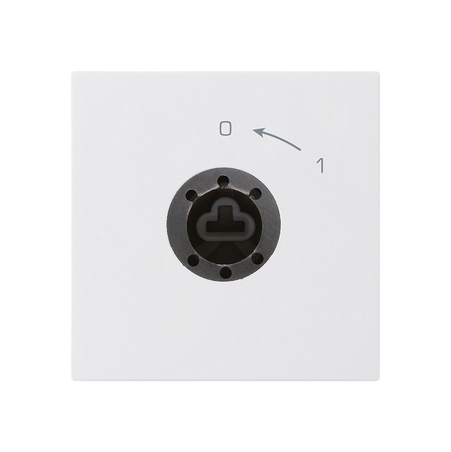 Contact pivotant 0<-1/1L blanc kallysto pour serrure sans cylindre