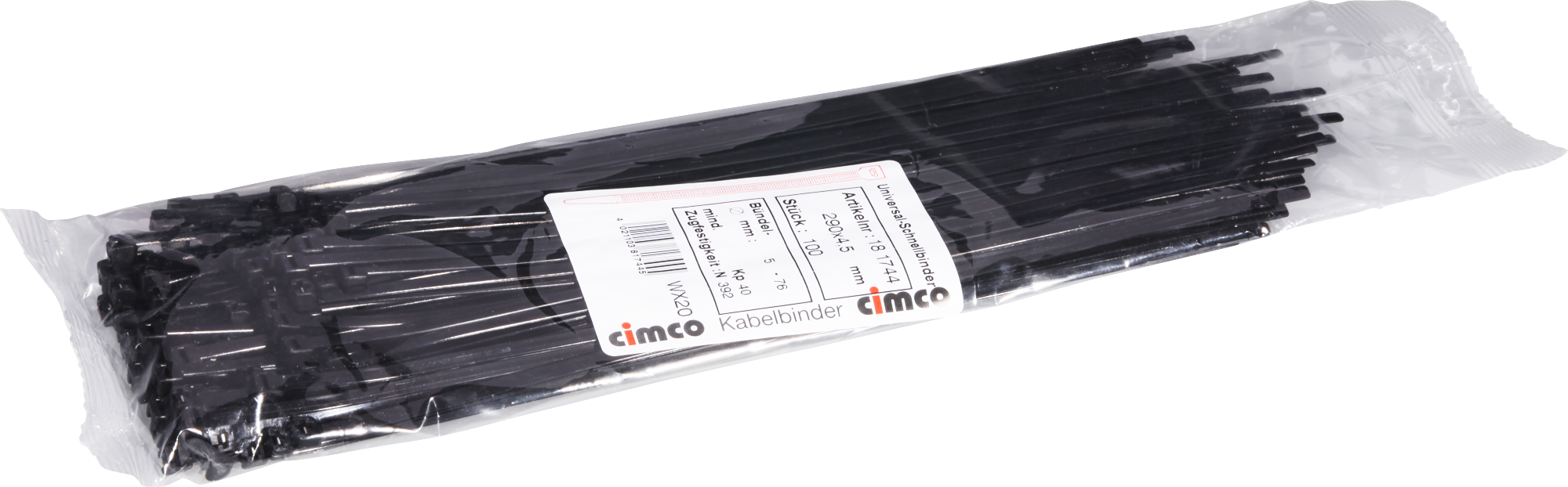 Fascetta Ty-Rap TY5253MXR 4.8×293mm nero