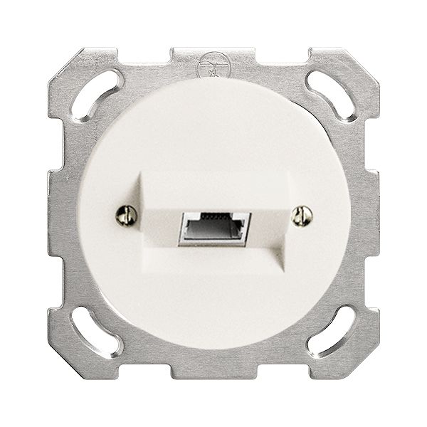 UP-Dose 1×RJ45/s 4P ITplus weiss PM 58mm