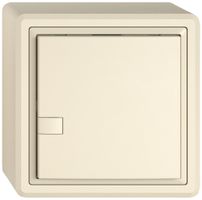 Poussoir KNX RGB AP EDIZIO.liv SNAPFIX® capteur temp.s.LED 1× comm.1T cr