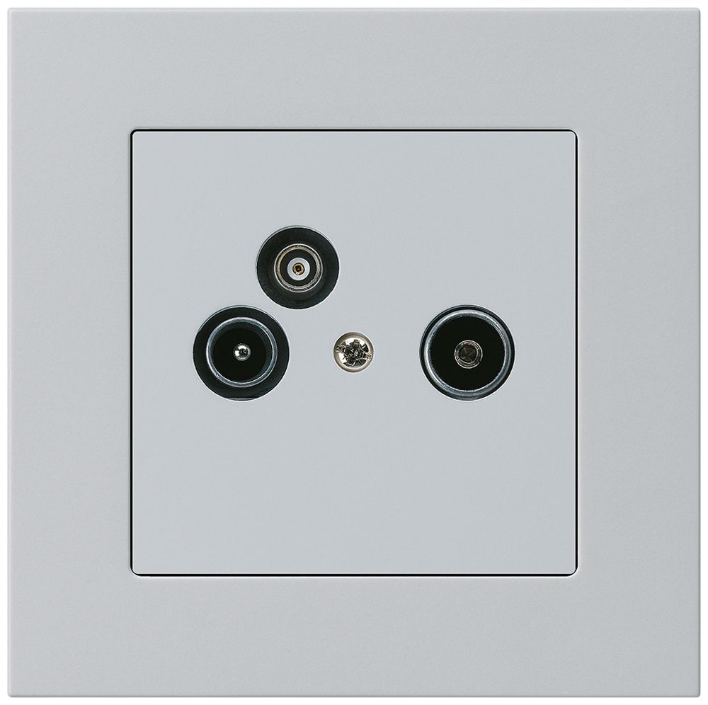 UP-Antennendose R/TV-Daten kallysto.pro 2GHz 4dB hellgrau