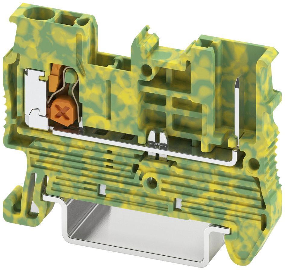 Schutzleiter-Reihenklemme PX XT 2.5/1P-PE 4mm² 2×1 gn/gb