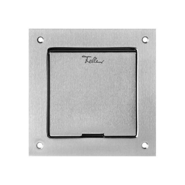 Abdeckrahmen Gr.II PMK FH Messing vernickelt ohne Ausschnitt