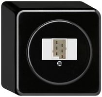 Scatola di raccordo AP basico 1×TT83 nero