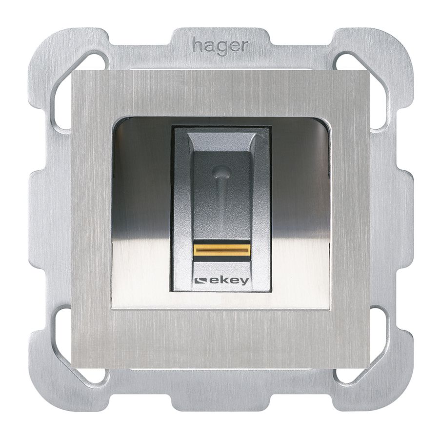 Lecteur digital ENC Hager ekey kallysto B blanc ultra