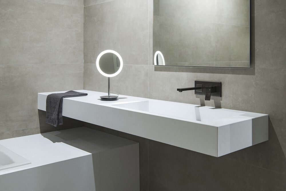 Lampada da tavolo LED SLV MAGANDA 4.8W 45lm  2700/3000/4000K IP44 Ø216mm cromo