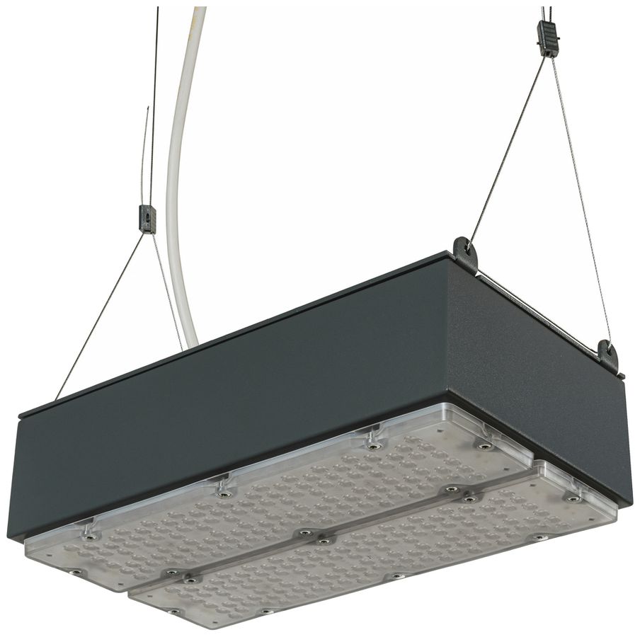 LED-Hallenstrahler Sylvania KubiXx AISLE 54W 9400lm 840 IP65 DALI 330×190