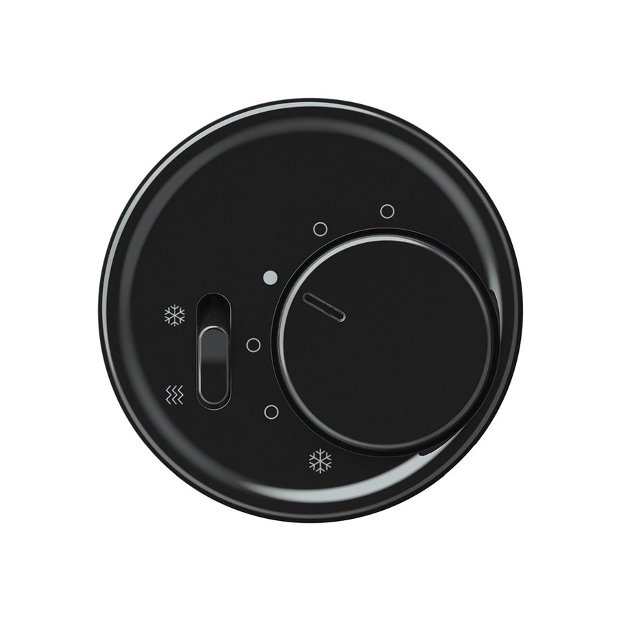 Termostato ambiente origin interr.caldo/freddo 230VAC 5…30°C 10A nero