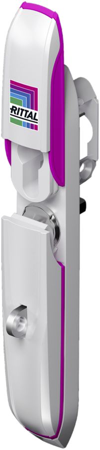 Manopola confort Rittal AX, per lucchetto/inserti/semicilindro, zinco