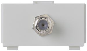 Modulo multimedia kallysto M3 con 1×connettore F grigio chiaro