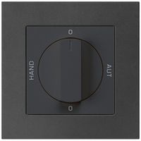 Interrupteur rotatif ENC 0-Man-0-Aut. kallysto.pro 2/1L noir avec manette