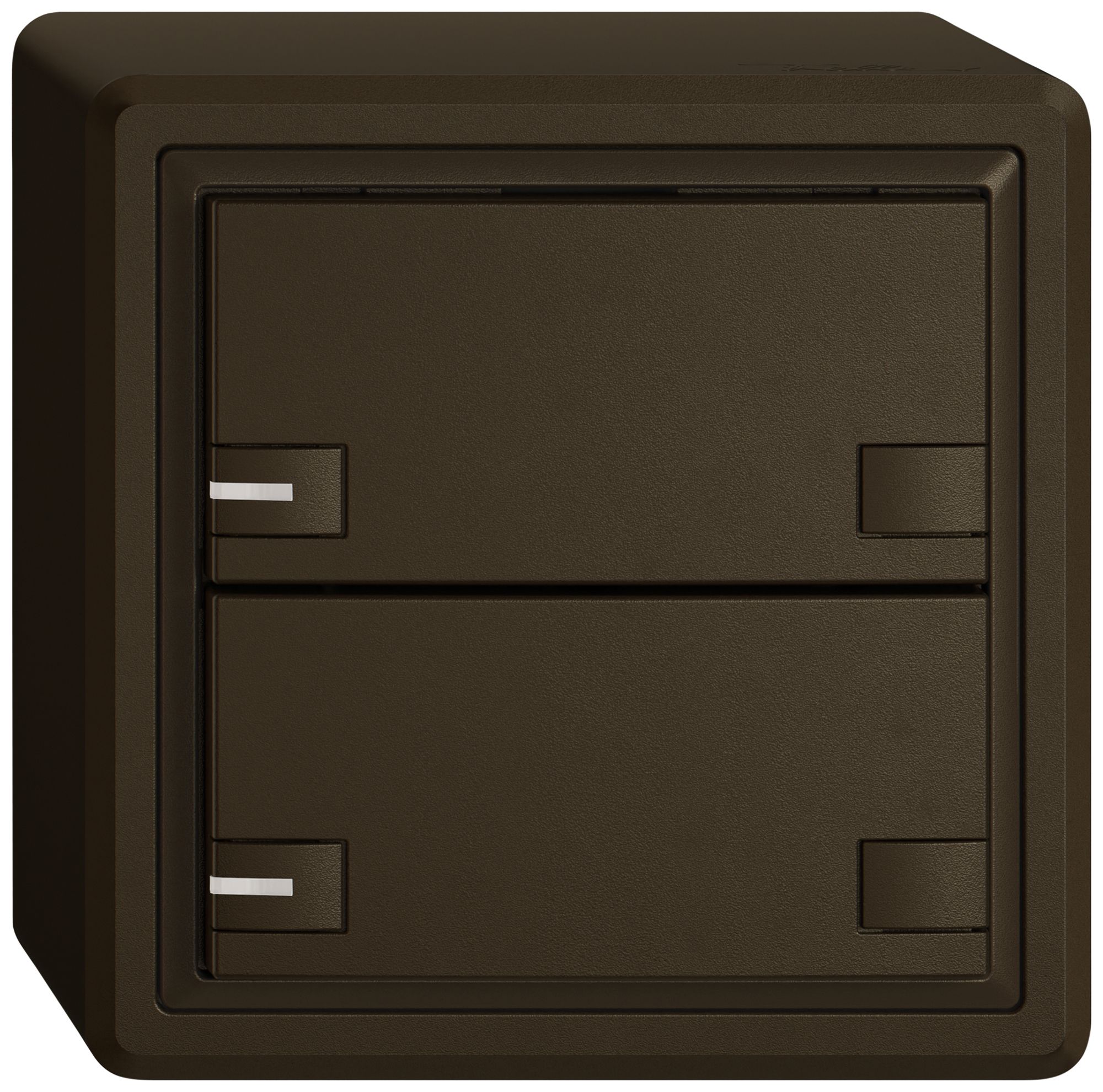 Pulsante universale AP EDIZIO.liv UNI SNAPFIX® 12…48V c.LED blu 2× com.2T ma