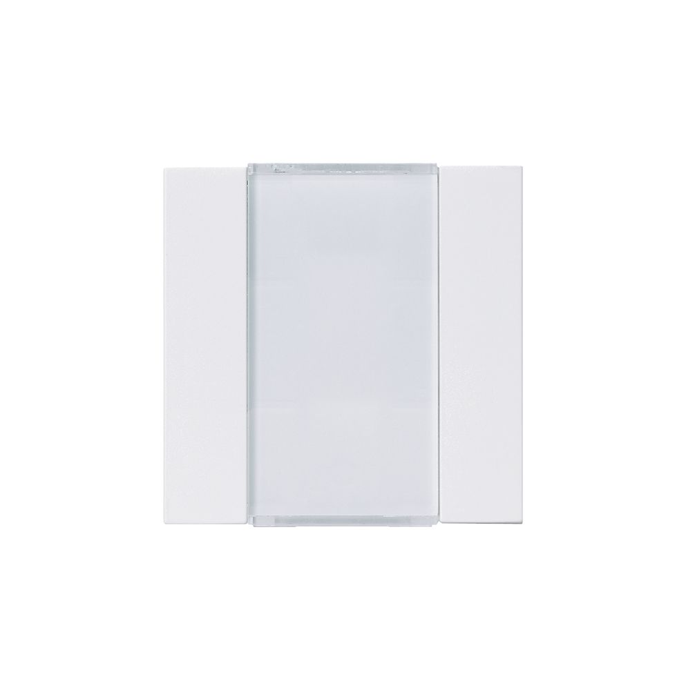 Tasterfront Hager basico KNX 2-fach weiss 45×45mm