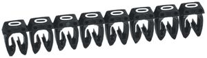 Kennzeichnungsring Legrand CAB 3, für 1.5…2.5mm² Aufdruck: '0', schwarz