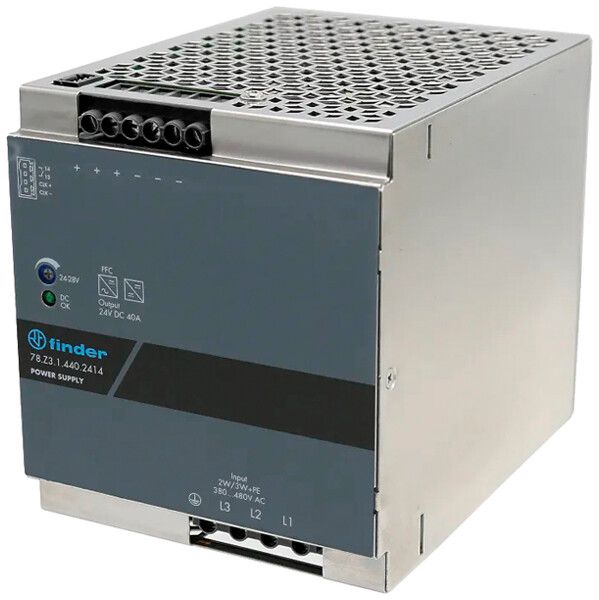 Alimentation à découpage INC FINDER 78.Z3 380…480VAC 500…780VDC 24V 40A 960W