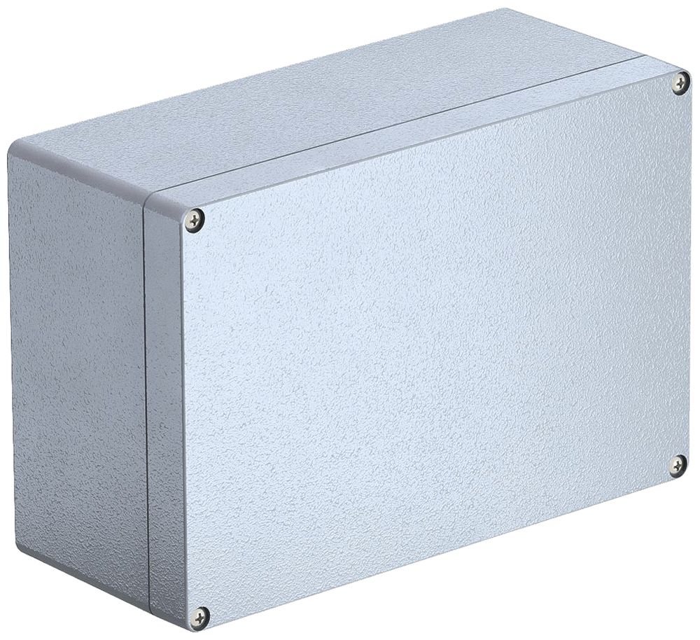 Coffret vide BET Mx SGR 260×160×90mm alu IP66 gris argenté