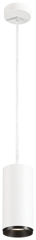 LED-Pendelleuchte SLV NUMINOS L PHASE 28W 2620lm 4000K 36° Ø100×213mm weiss