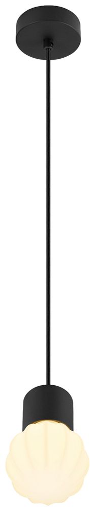 Pendelleuchte SLV VARYT E14 1×6W DIM Ø76×80mm schwarz