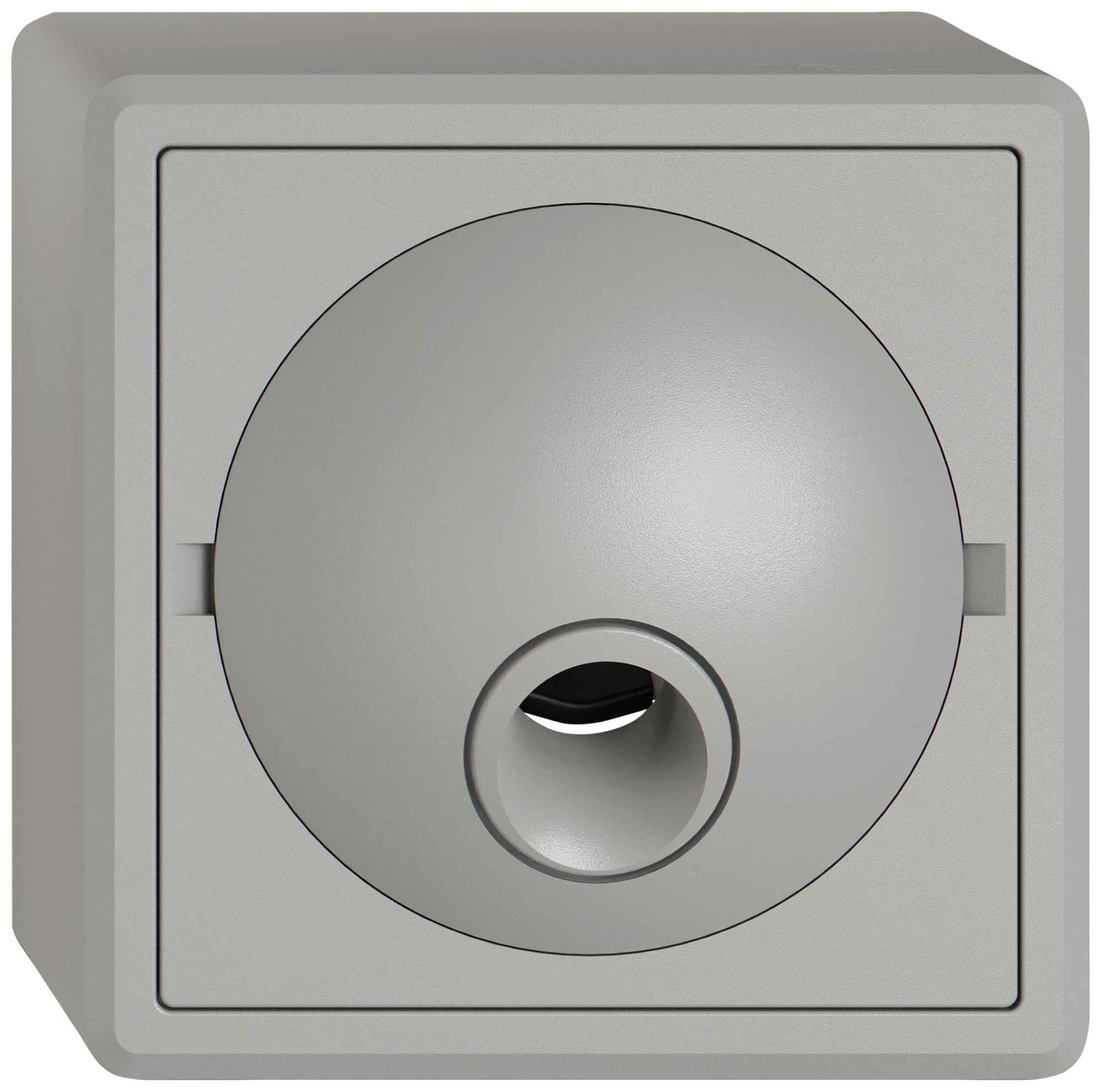 AP-Anschlussdose EDIZIO.liv SNAPFIX® ohne Klemmeneinsatz hgu