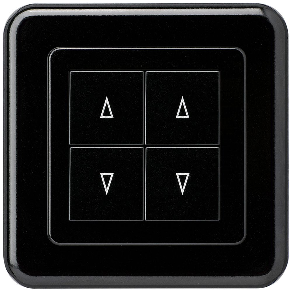 UP-Doppelstorentaster basico C schwarz